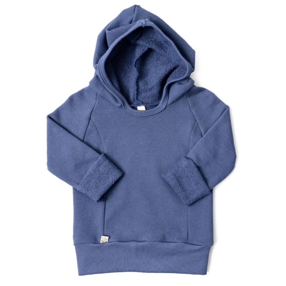 VGUC Ink Blue Beach Hoodie from Childhoods Clothing